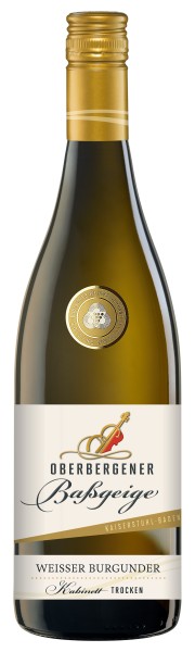 Oberbergener Baßgeige Weißburgunder Kabinett Weißwein trocken 0,75 l