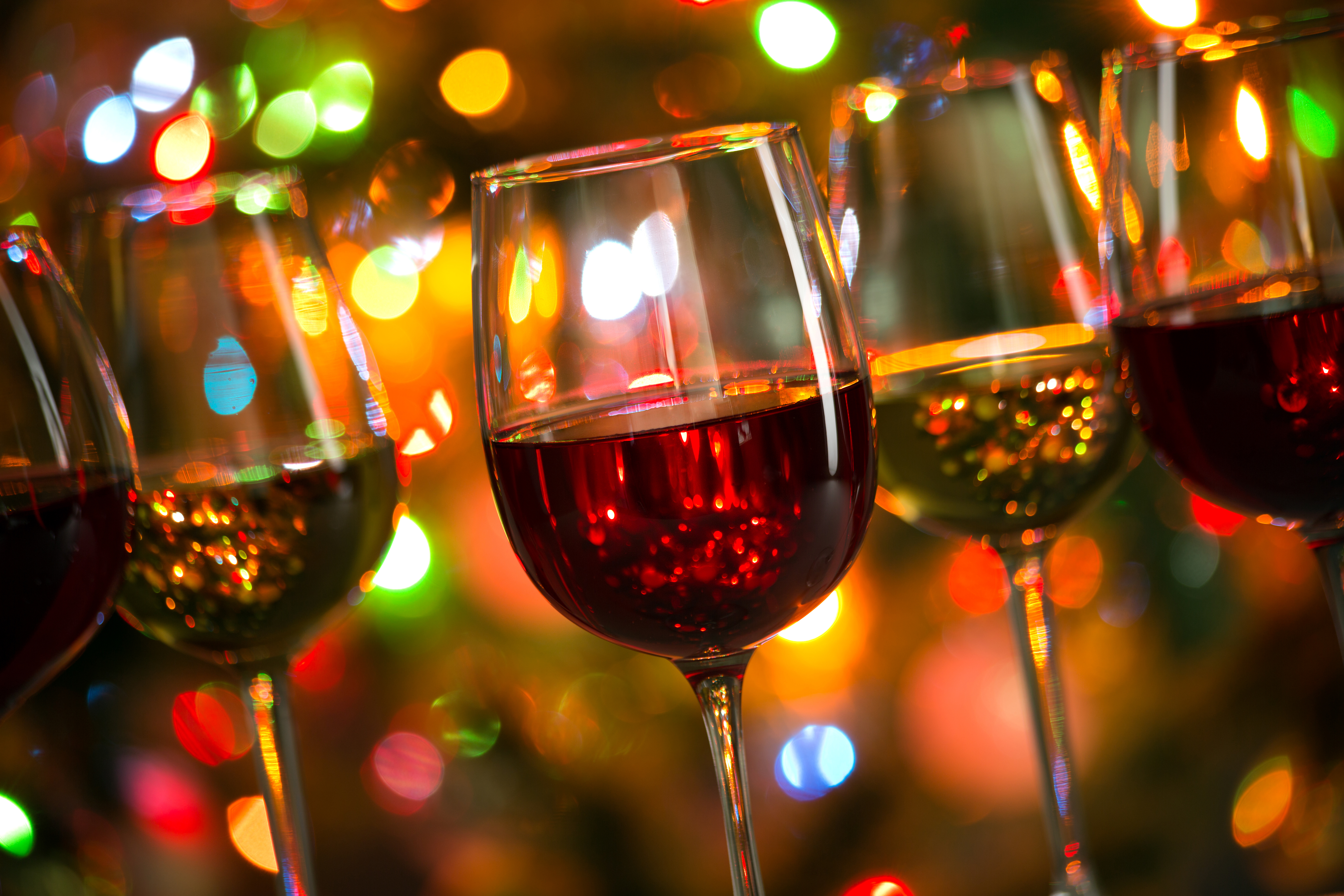 Weihnachten Rotwein Weißwein