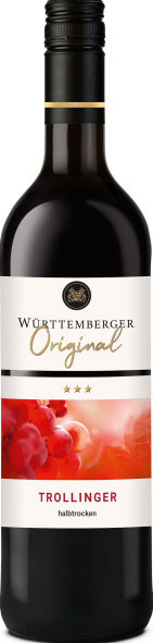 Württemberger Trollinger Rotwein halbtrocken 0,75 l