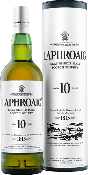 Laphroaig Islay Single Malt Scotch 10 Years 40% vol. 0,7 l