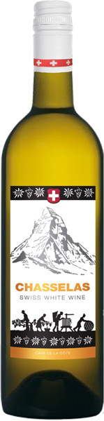 Cave de la Côte Swissness Chasselas Weißwein trocken 0,75 l