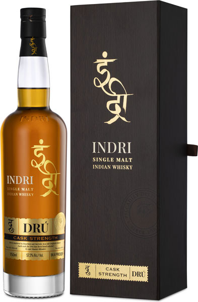 Indri Drú Single Malt Indian Whisky 57,2% vol. 0,7 l