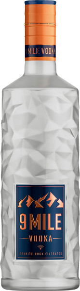 Image of 9 Mile Vodka 37,5% 0,7l + Gratis Highballglas (19,86 &euro; pro 1 l)