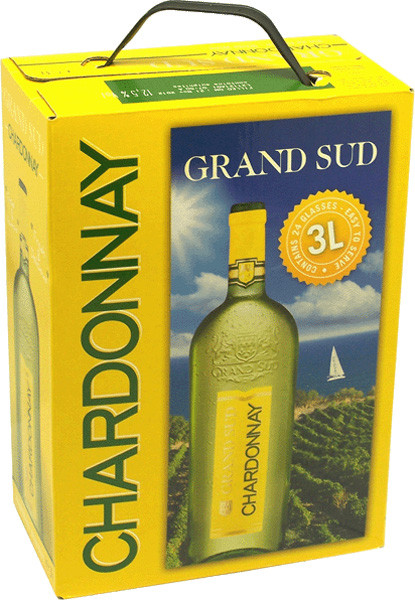 Grand Sud Chardonnay Weißwein trocken Bag in Box 3 l
