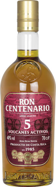 Ron Centenario 5 Anejo Selecto Rum 40% vol. 0,7 l