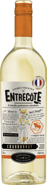 Entrecôte Chardonnay Weißwein trocken 0,75 l