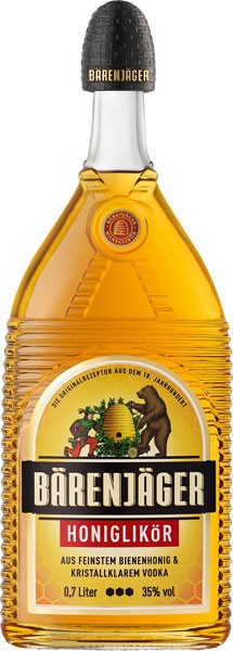 Bärenjäger Honiglikör 35% vol. 0,7 l