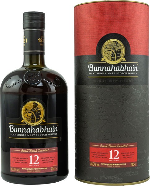 Image of Bunnahabhain 12 Jahre Islay Whisky 46,3% 0,7l (65,00 &euro; pro 1 l)