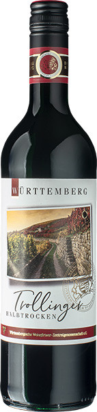 Württemberger Trollinger Rotwein halbtrocken 0,75 l