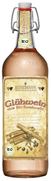 Kunzmann Rosé Glühwein Bio/Vegan süß 1 l