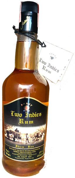 Amrut Two Indies Rum 42,8% vol. 0,7 l