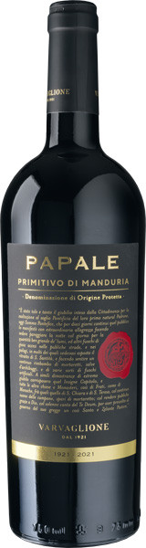 Varvaglione Vigne &amp; Vini Papale Primitivo Linea Oro Rotwein 0,75 l