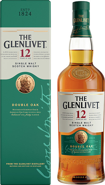 The Glenlivet Single Malt Scotch 12 Years Double Oak 40% vol. 0,7 l