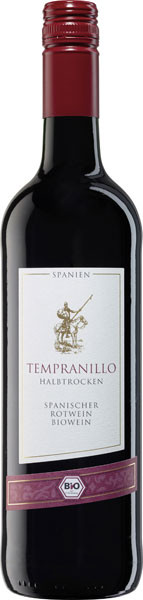 Weinkellerei Einig-Zenzen Tempranillo Bio Rotwein halbtrocken 0,75 l
