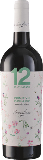 Varvaglione Vigne & Vini 12 e mezzo Primitivo Puglia Bio Rotwein trocken 0,75 l