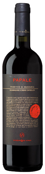 Varvaglione Vigne &amp; Vini Papale Primitivo Rotwein trocken 0,75 l