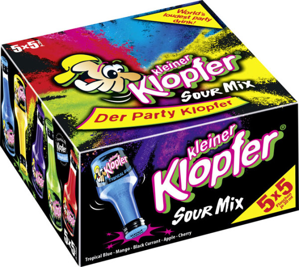Kleiner Klopfer Sour-Mix 15% vol. 25x20 ml
