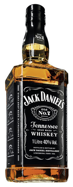 Jack Daniel's Old No. 7 Tennessee Whiskey 40% vol. 1 l