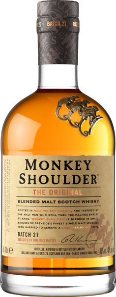Monkey Shoulder Blended Malt Scotch Whisky 40% vol. 0,7 l