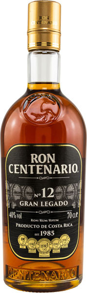 Ron Centenario Gran Legado 12 Secretos Rum 40% vol. 0,7 l