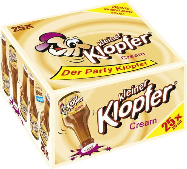 Kleiner Klopfer Cream 17% vol. 25x20 ml