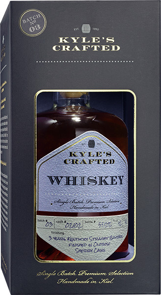 Kyle&#039;s Crafted Straight Bourbon Whiskey Batch No.3 42% vol. 0,5 l