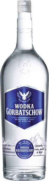 Wodka Gorbatschow 37,5% vol 3 l