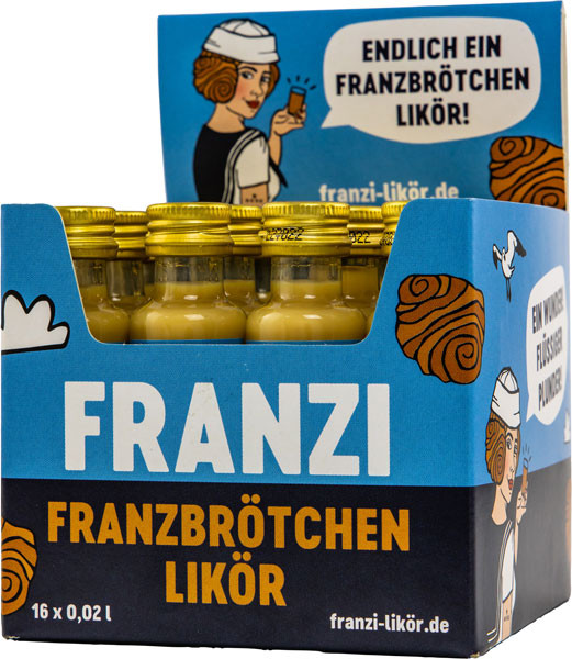 Franzi Franzbrötchen Likör 15% vol. 16x20ml