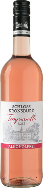 Schloss Kronsburg Tempranillo alkoholfrei Vegan Roséwein halbtrocken 0,75 l