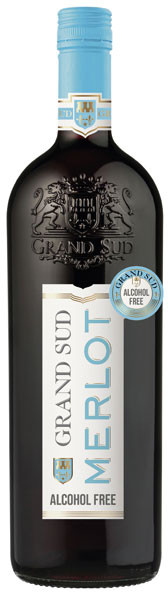 Grand Sud Merlot alkoholfrei Rotwein trocken 1 l
