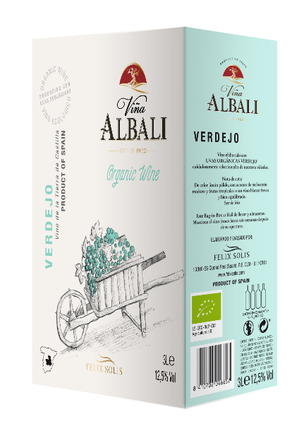 Vina in trocken Bag Verdejo l Bio/Vegan Albali Solis Weißwein Felix | Schneekloth Box 3