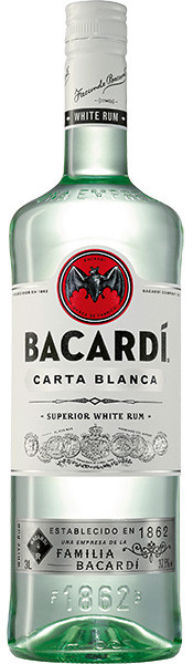 Bacardi Carta blanca 37,5% vol. 3 l