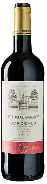 Ch Rousseau Bordeaux Rotwein trocken 0,75 l