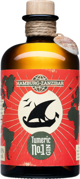 Hamburg Zanzibar Tumeric No.1 Gin 45% vol. 0,5 l