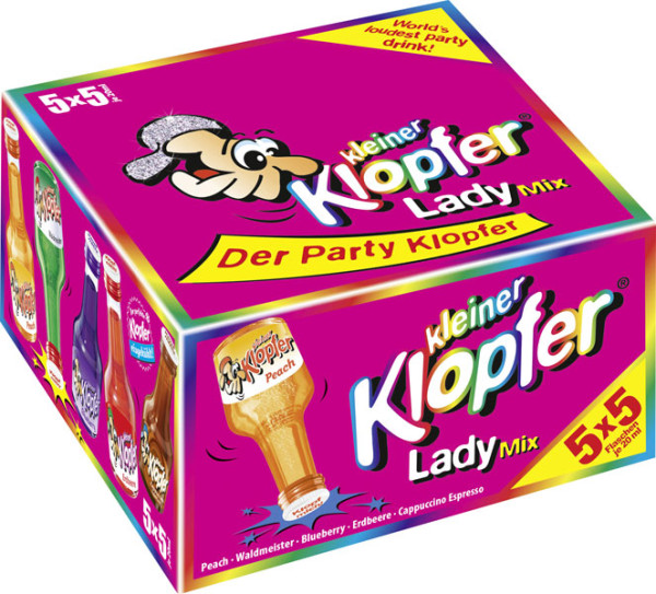 Kleiner Klopfer Lady-Mix 17% vol. 25x20 ml