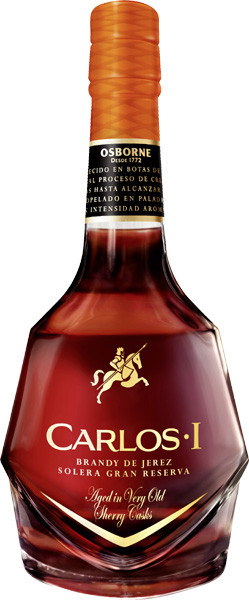 Image of Brandy »Carlos I« Solera Gran Reserva - 0,7 L. 0.7L 40% Vol. Brandy aus Spanien