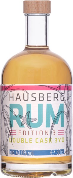 Hausberg Edition 3 Double Cask Rum 3 Years 43% vol. 0,5 l