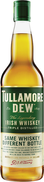 Tullamore Dew Irish Whiskey 40% vol. 0,7 l