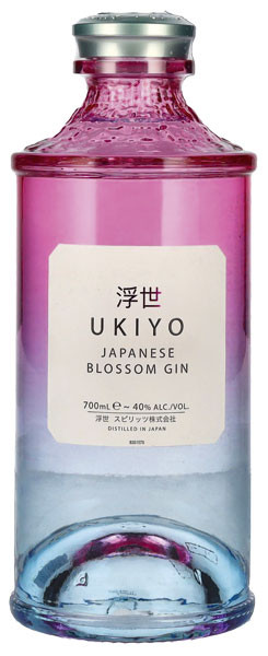 Ukiyo Japanese Blossom Gin 40% vol. 0,7 l