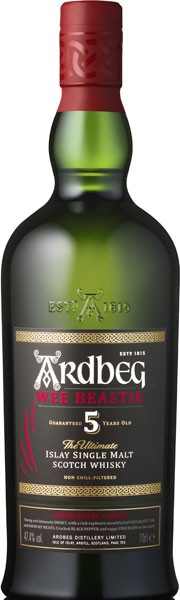Image of Ardbeg 5 Years Wee Beastie, Islay Single Malt Scotch Whisky, 0,7 L, 47,4% Vol, Schottland, Spirituosen