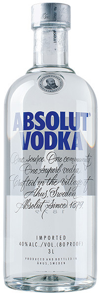 Image of Absolut Vodka 40% vol. 3 l