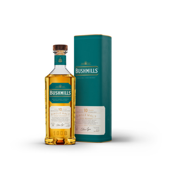 Bushmills Single Malt Irish Whiskey 10 Years 40% vol. 0,7 l