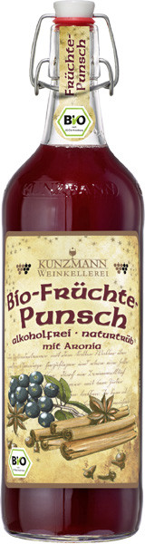 Kunzmann Früchtepunsch alkoholfrei Bio/Vegan 1 l