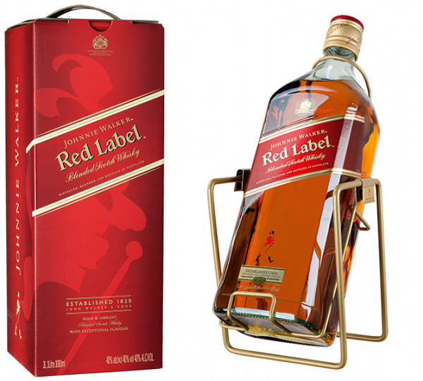 Johnnie Walker Red Label Blended Scotch 40% vol. 3 l