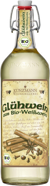 Kunzmann Weißer Glühwein Bio/Vegan süß 1 l