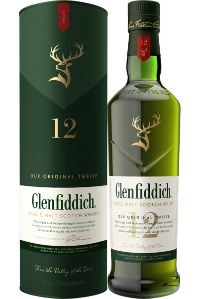 Glenfiddich Single Malt Scotch 12 Years 40% vol. 0,7 l