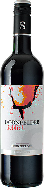 Schneekloth Dornfelder Rotwein lieblich 0,75 l